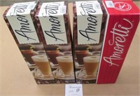 4 - 750ML Amoretti Syrups Past BB Date