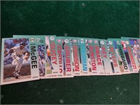 (34) 1992 Fleer Baseball Cards