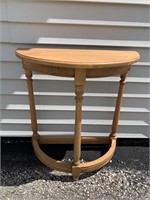 Half Oval Wall Table 24"x12"x26 1/2" Tall