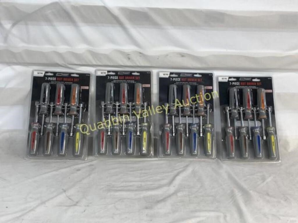 4 PACKS OF ASSORTED NUT DRIVER SETS