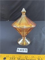 Carnival Glass Candy Dish