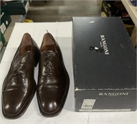 MENS BROWN RANGONI SHOES SIZE 9 1/2