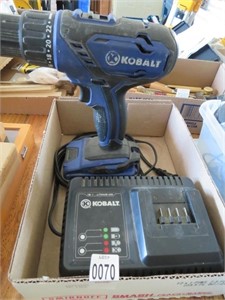 kobalt drill w/charger