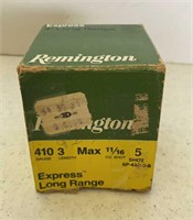 Remington & Winchester 410 5 shot Shells
