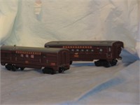 Custom PRR O Gauge Passenger Cars