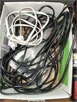 WHITE EXTENSION CORD & CABLES