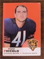 1969 Topps Bryon Piccolo Chicago Bears rookie