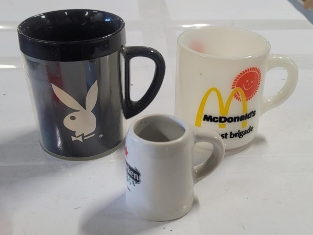 Playboy, Vint. McDonald's Cup & Mini Mug