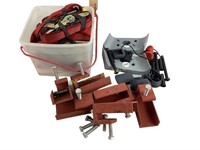 Ratchet straps, motorcycle maintenance tools