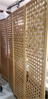 4 Panel Screen Basket Weave Design