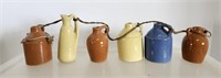 Pottery Jugs - Miniatures, tied together