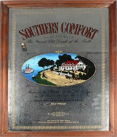 VINTAGE SOUTHERN COMFORT WHISKEY MIRROR SIGN