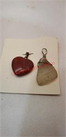 Silver Pendent Wrapped  Gemstone Crystal Minerals