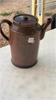 Stoneware Pitcher with Lid
