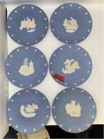 6 Wedgewood Independence Plates