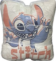 Disney Stitch Jumbo Canvas Pillow 22x22in ^