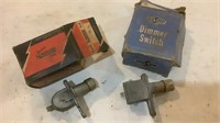 (2) Vintage NOS Headlights Dimmer Switches