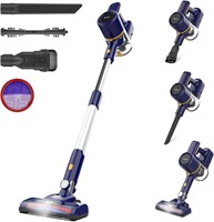 POWEART Cordless Vacuum Cleaner  6-in-1  Deep Blue