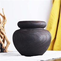 Paulownia Wooden Vase, Rustic Wooden Vase for Home