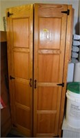 CABINET & CONTENTS: PAINT, PROPANE, CLEANERS,