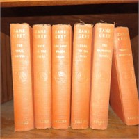 Set of 6 Zane Grey Books