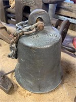 BRONZE BELL WITH CLAPPER