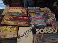 GAMES- STRATEGO, MAH JONGG, CONNECT 4