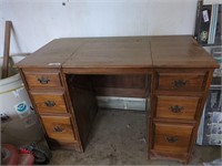 Vintage desk approx 42" x 22" x 30" tall