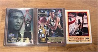 Lot of 3 1997-2004 Tim Duncan NBA cards