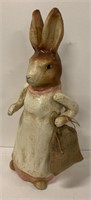 Paper Machete Bunny Figurine *18.5in tall
