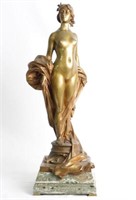 Auguste Seysses (1862-1946)  Art Nouveau Bronze