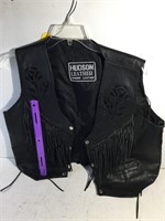 Hudson Leather Womens Vest Size unknown