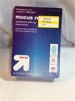 Mucus relief 40 release tablets