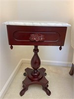 Marble Top End Table