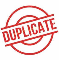 DUPLICATE LOT - do not bid
