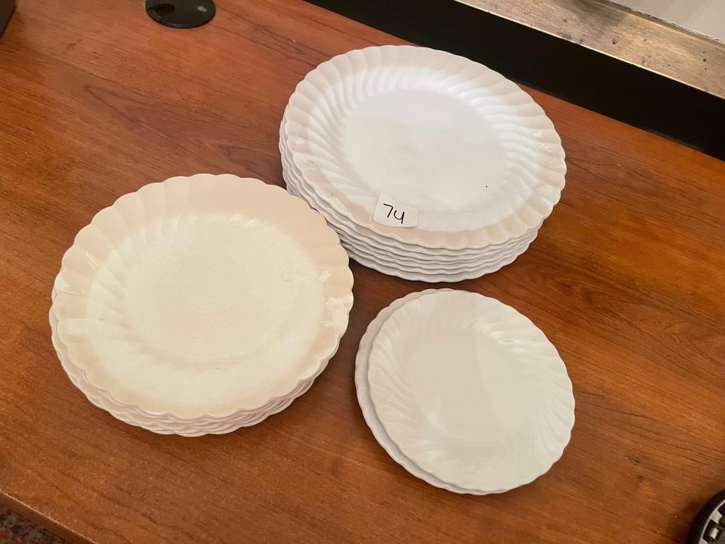 Beautiful White Plates