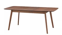 Wave Rectangular Butterfly Dining Table Walnut