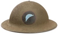 WWI US 93rd Div. African American Painted Helmet