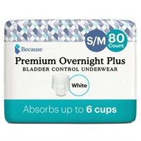 Overnight Plus Incontinence - S/M  20 Ct