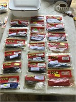 20 packages fishing worms / baits