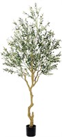 Nafresh Tall Faux Olive Tree8ft96in Realistic Pott