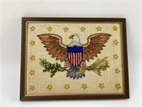 Vintage Stitch Art American Eagle