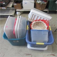 Storage containers lot.