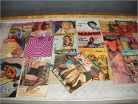 Assorted Vintage Adult Magazines