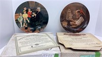Norman Rockwell collector plates The Ship Builder