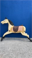 VINTAGE CARNIVAL CAROUSEL  METAL HORSE