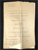 Indianapolis Union Railway Trust Deed 1886, 1 MM