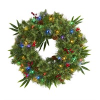 Nearly Natural 24in. Mixed Pine Artificial Christm