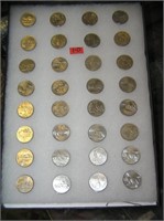 Large collection of vintage US state quarters