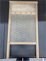 Vintage Glass National Washboard company Antique